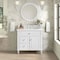 James Martin Vanities 36'' Single Vanity, Bright White 424-V36-BW - alternate 5